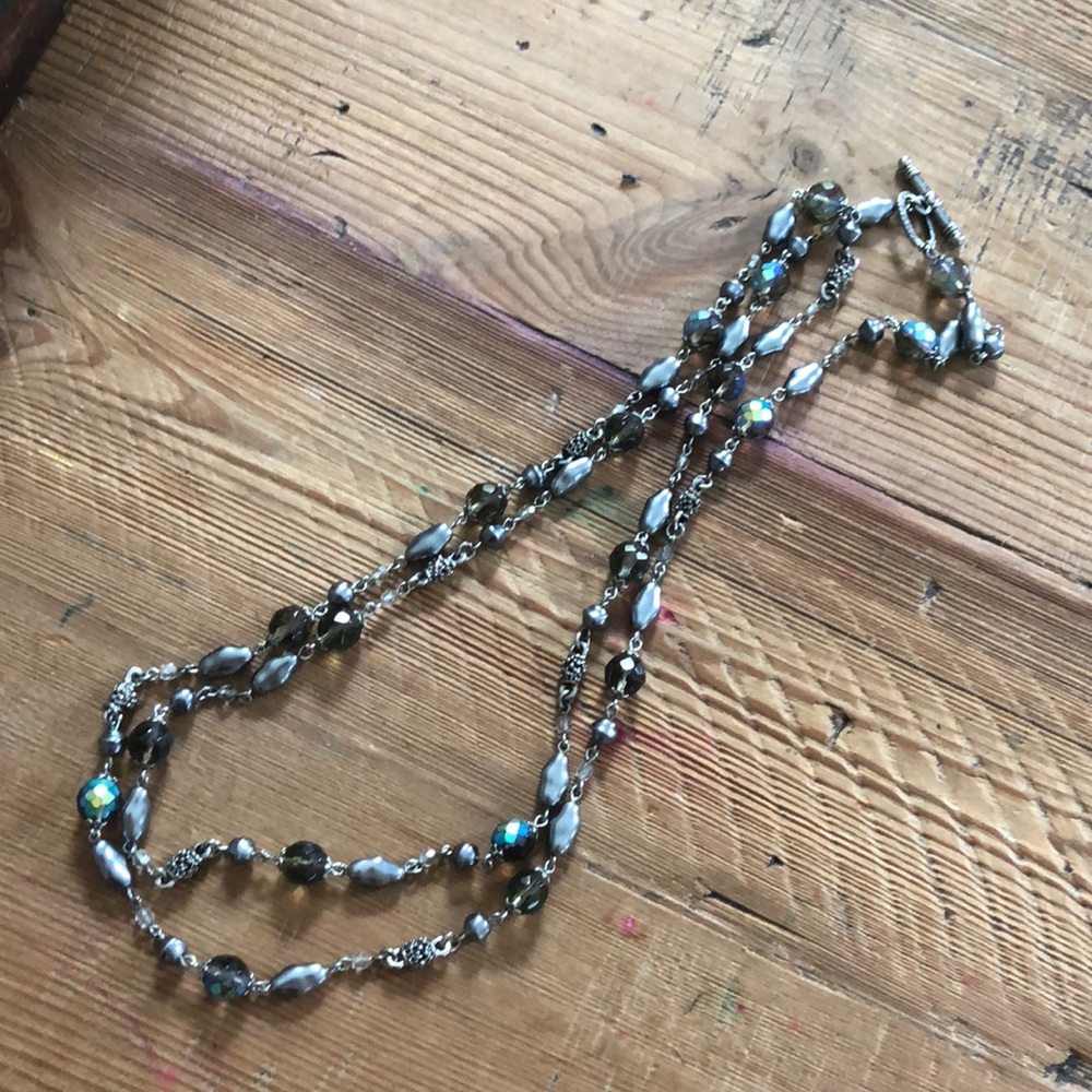 Graphite necklace